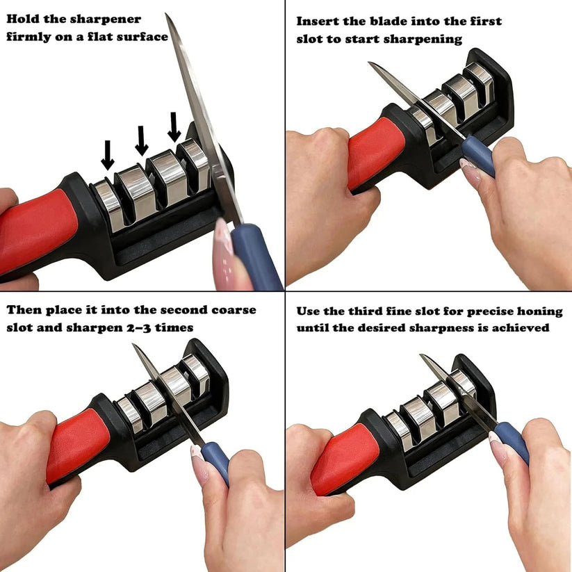 Vennor 3-Stage Manual Knife Sharpener